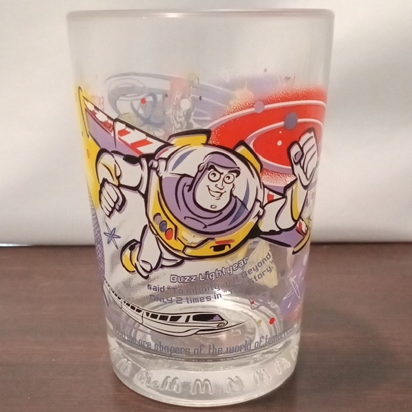 100 years magic  walt disney glass Other - Buzz Lightyear Glass  multicolor disney 100 yrs aniversary